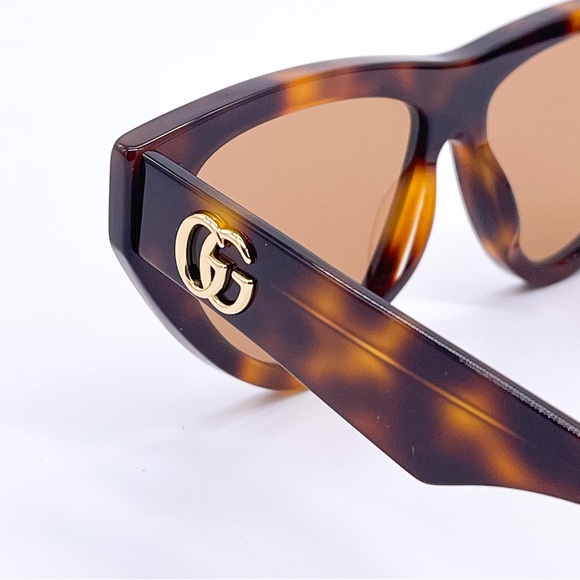 NEW GUCCI WOMEN HAVANA SUNGLASSES - Picture 6 of 8